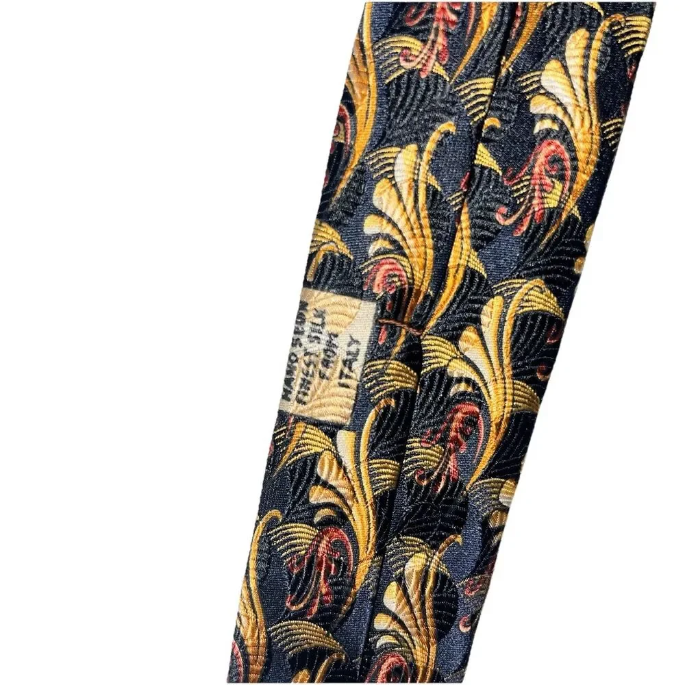 Robert Talbott Tie Seven Fold 14/40 Limited Edition Hand Sewn Woven Italian Silk